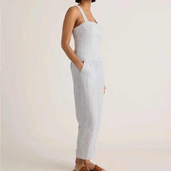 NWT - Quince 100% European Linen Fitted Tank – Large - Picture 3 of 5